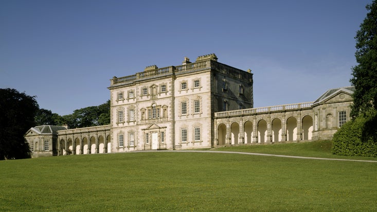 A view of the exterior of Florence Court in Northern Ireland